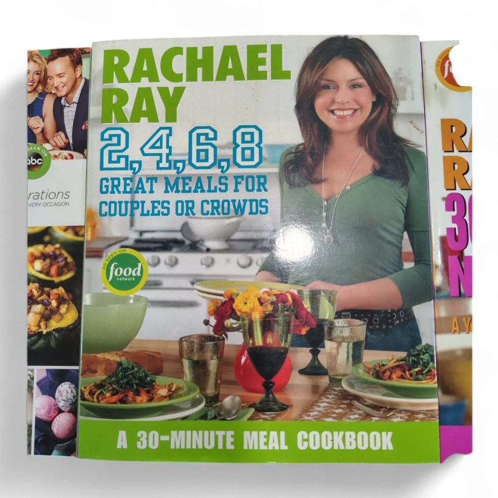 Rachael Ray Cookbook Bundle The Chew Cookbook Entertaining Football 3 Books